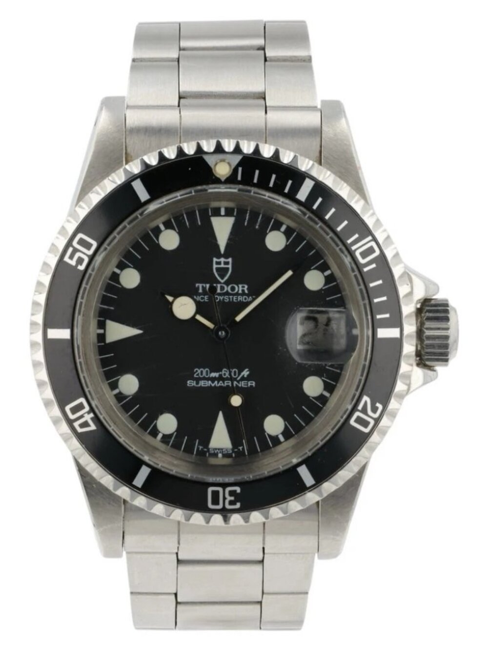 Tudor Submariner Black Dial Stainless Steel 40mm Automatic Men’s Watch 76100